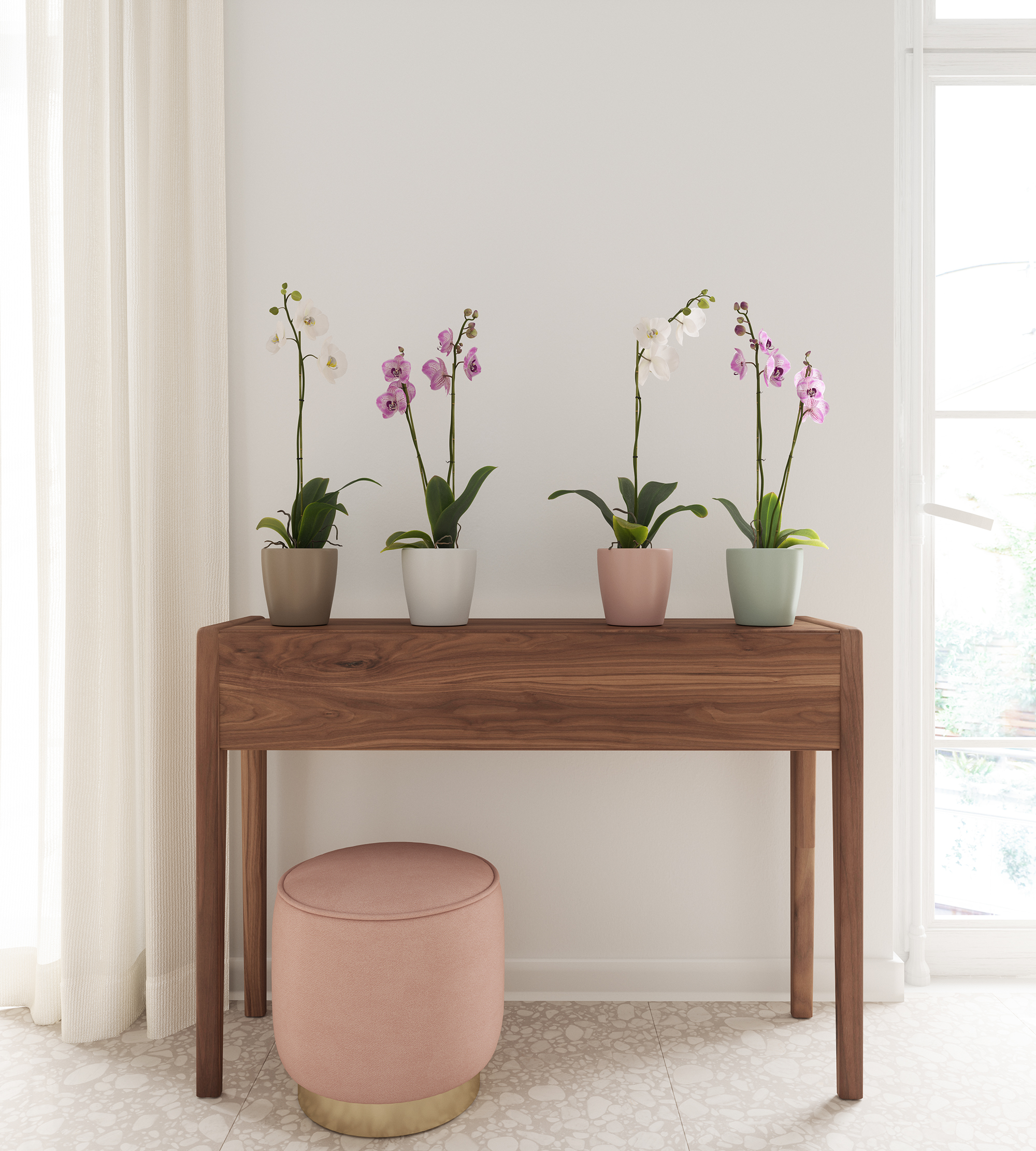 Thalia Orchid Pot